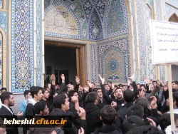 راهپیمایی واجتماع دانشجویان تا حرم عبدالعظیم حسنی (ع)