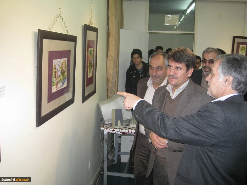 نمایشگاه نقاشی اساتید ودانشجویان مرکز آموزش عالی شهیدبهشتی تهران
