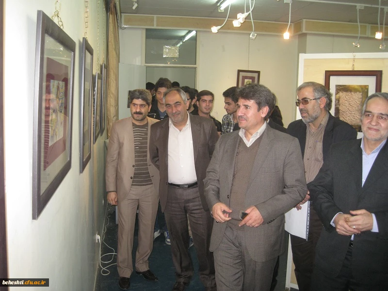 نمایشگاه نقاشی اساتید ودانشجویان مرکز آموزش عالی شهیدبهشتی تهران