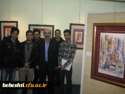 نمایشگاه نقاشی اساتید ودانشجویان مرکز آموزش عالی شهیدبهشتی تهران