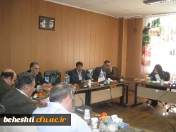 جلسه مدیران گروه مرکزآموزش عالی شهیدبهشتی