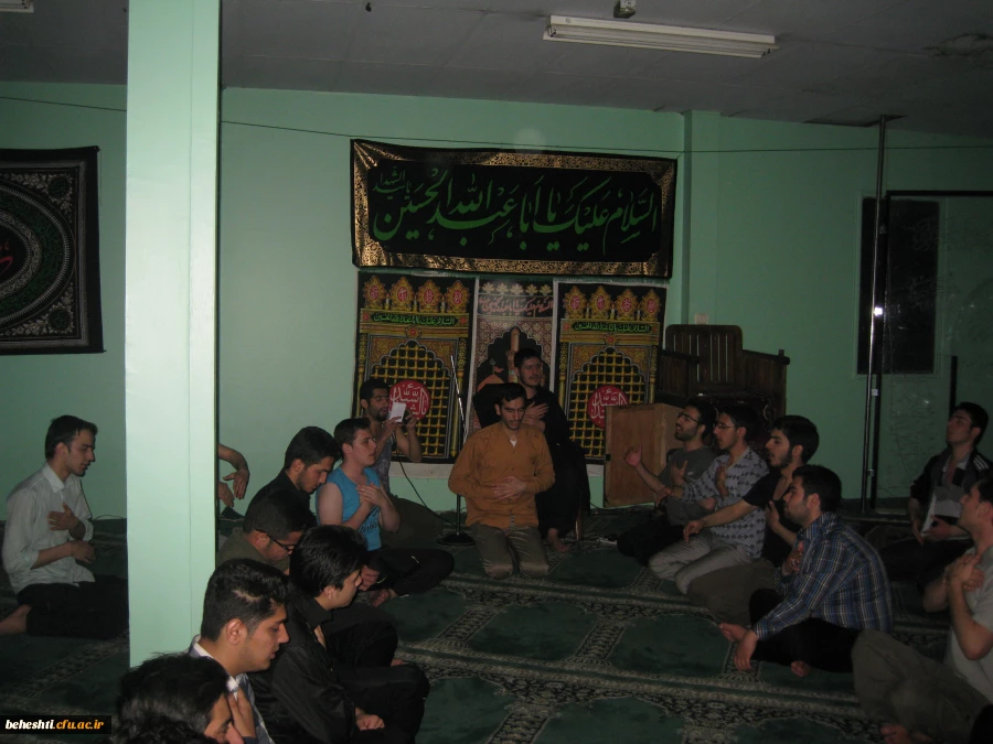 مراسم هفتگی هیئت دانشجو معلمان