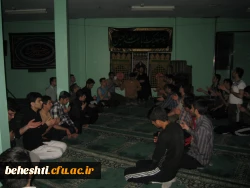 مراسم هفتگی هیئت دانشجو معلمان