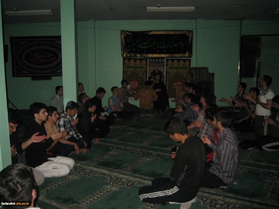 مراسم هفتگی هیئت دانشجو معلمان