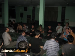 مراسم هفتگی هیئت دانشجو معلمان