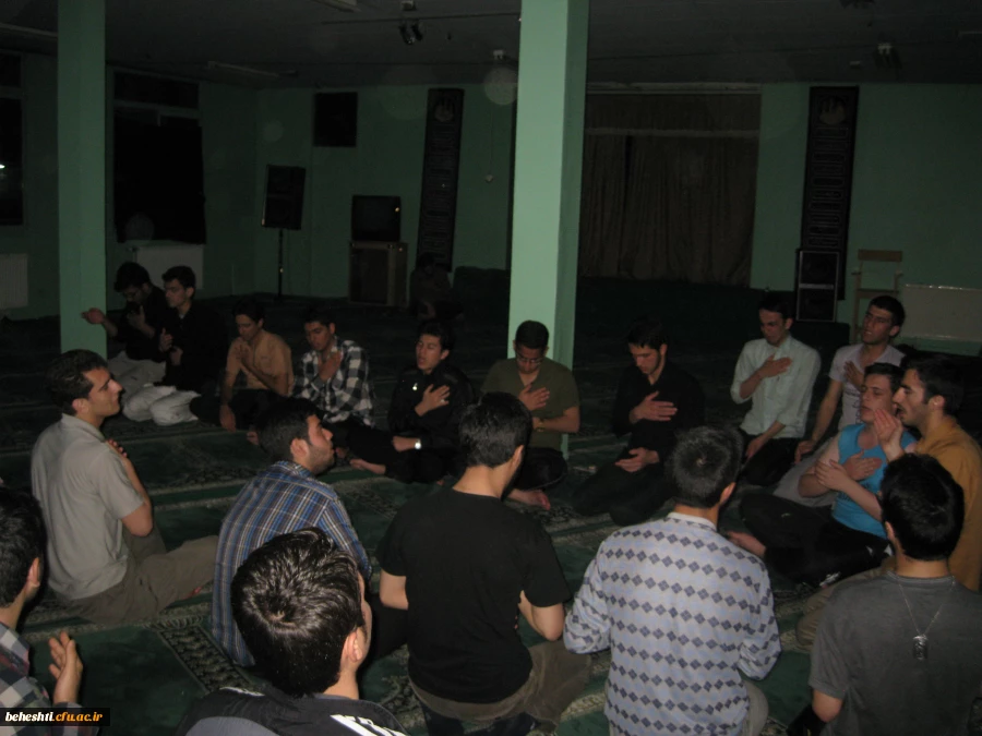 مراسم هفتگی هیئت دانشجو معلمان