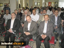 عکس:دکترمهرمحمدی در بازدید از آثار اساتید هنر مرکزآموزش عالی شهید بهشتی تهران 17