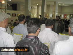 عکس:دکترمهرمحمدی در بازدید از آثار اساتید هنر مرکزآموزش عالی شهید بهشتی تهران 19