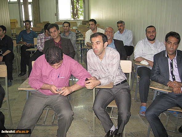 مراسم هفته معلم مرکزآموزش عالی شهید بهشتی