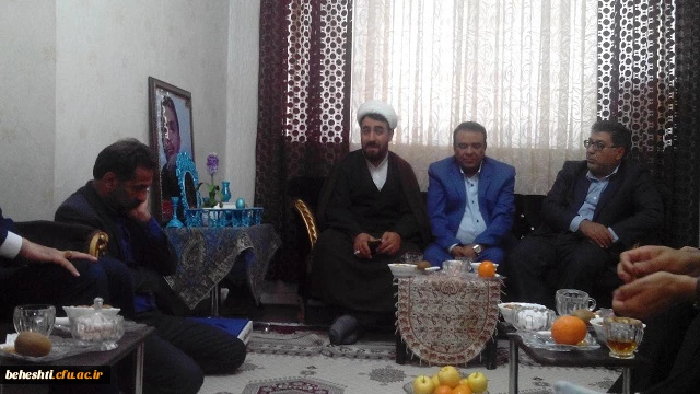 دیدار سرپرست مدیریت استان تهران از خانواده شهید یوسفی