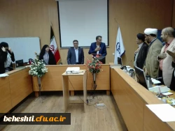 جلسه معارفه دکتر شرفی بعنوان معاونت توسعه و منابع و امور دانشجویی مدیریت استان تهران