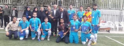 قهرمانی تیم فوتبال مرکز آموزش عالی شهید بهشتی تهران