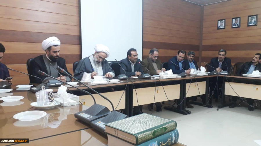 جلسه ی معارفه ی حجت السلام و المسلمین آقای نامدار