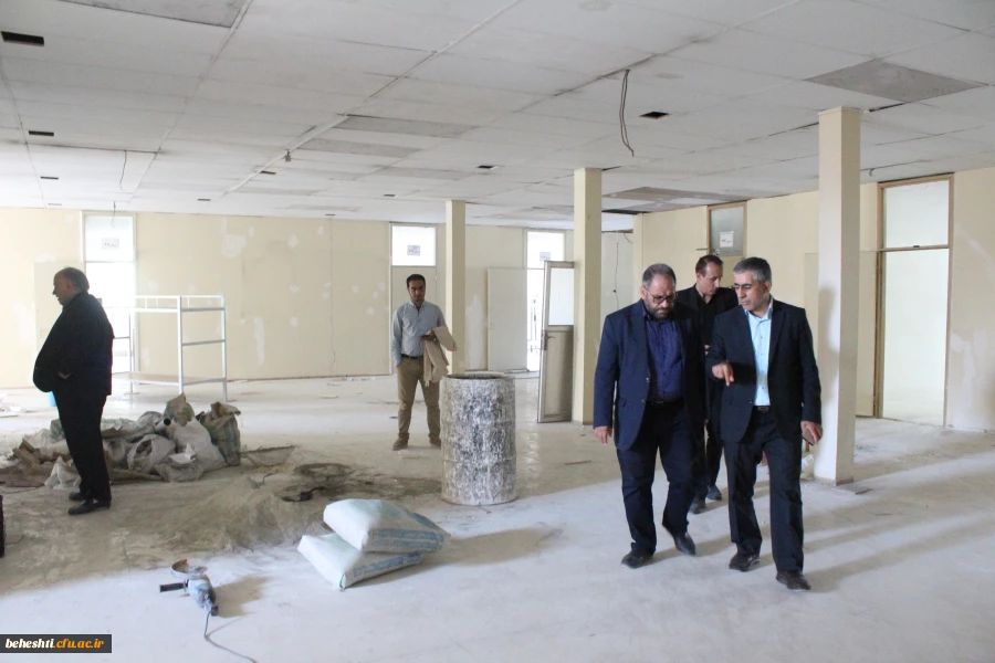 مراحل بازسازی و آماده سازی مرکز شهید بهشتی برای مهرماه ۹۸؛ 2