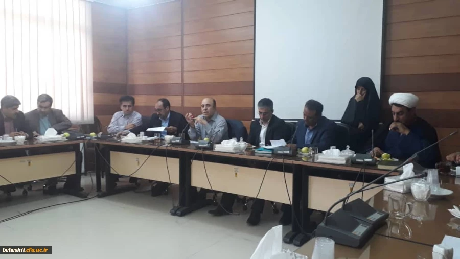 جلسه تقدیر و تشکر از عوامل اجرایی اولین اجلاس مشترک مدیران ستادی و استانی دانشگاه فرهنگیان در مرکز آموزش عالی شهید بهشتی 3