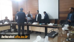 جلسه تقدیر و تشکر از عوامل اجرایی اولین اجلاس مشترک مدیران ستادی و استانی دانشگاه فرهنگیان در مرکز آموزش عالی شهید بهشتی 4