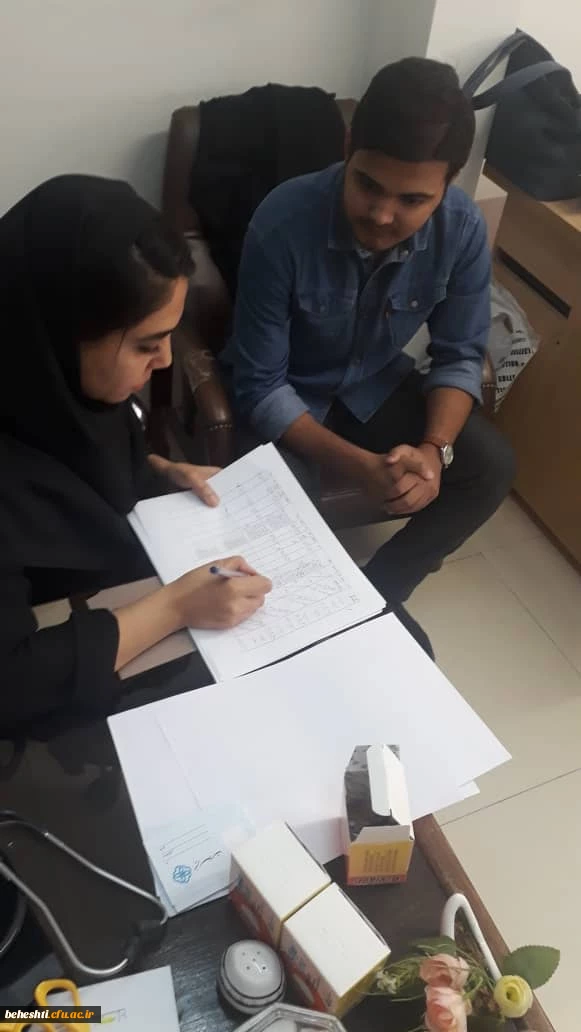 غربالگری سلامت دانشجو معلمان مرکز آموزش عالی شهید بهشتی 4