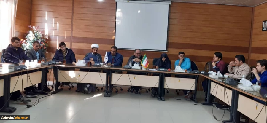 مراسم تکریم و معارفه مسئول بسیج دانشجویی مرکز آموزش عالی شهید بهشتی 2