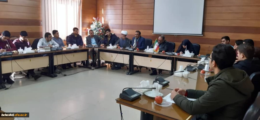 مراسم تکریم و معارفه مسئول بسیج دانشجویی مرکز آموزش عالی شهید بهشتی 3