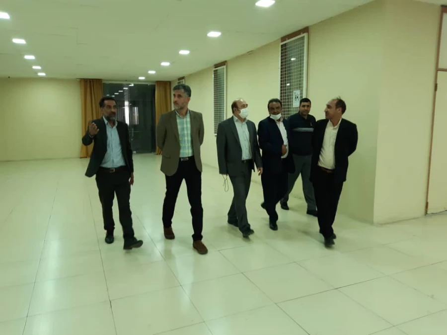 بازدید جناب آقای دکتر بلاغی از مرکز شهید بهشتی 2