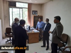 بازدید جناب آقای دکتر بلاغی از مرکز شهید بهشتی 5