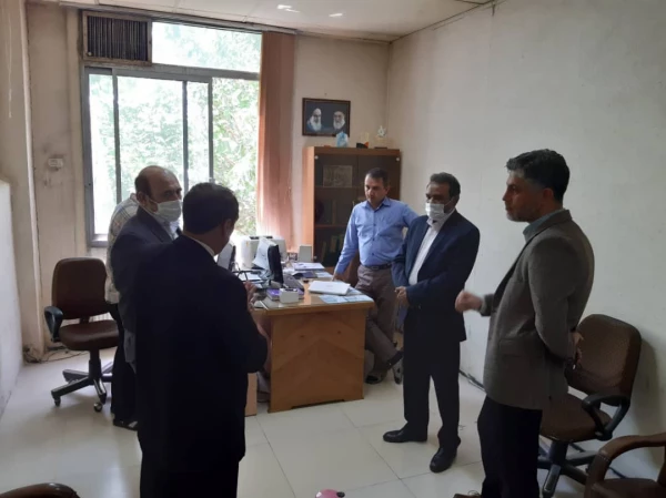 بازدید جناب آقای دکتر بلاغی از مرکز شهید بهشتی 5