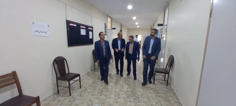 بازدید جناب آقای دکتر قاسم احمدی لاشکی از مراحل مصاحبه مهارت آموزان 3