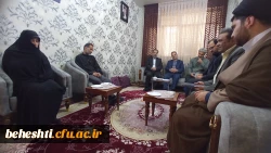 دیدار کارکنان مرکزشهید بهشتی از خانواده شهید یوسفی
 3