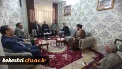 دیدار کارکنان مرکزشهید بهشتی از خانواده شهید یوسفی
 5