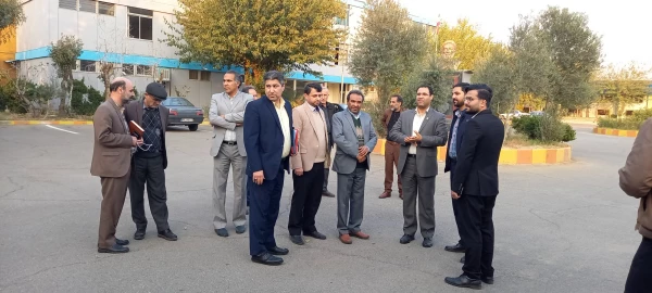 حضور سرزده ی ریاست محترم دانشگاه فرهنگیان 5