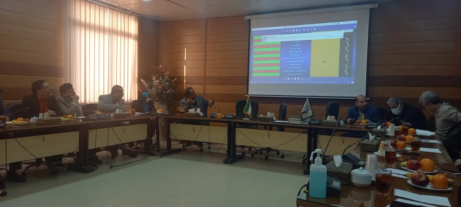 نشست جناب آقای دکتر اصلاحچی معاون محترم پژوهش و فناوری سازمان مرکزی و تیم همراه ایشان با اعضای محترم هیئت علمی مرکز آموزش عالی شهید بهشتی تهران 4