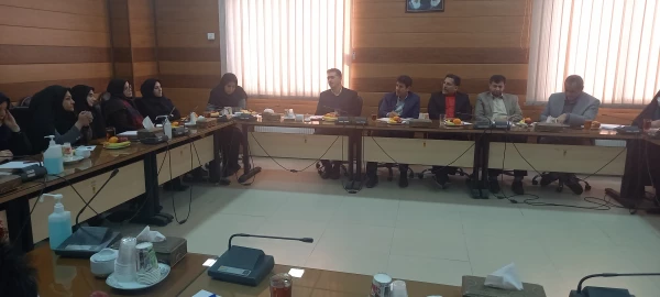 نشست جناب آقای دکتر اصلاحچی معاون محترم پژوهش و فناوری سازمان مرکزی و تیم همراه ایشان با اعضای محترم هیئت علمی مرکز آموزش عالی شهید بهشتی تهران 5