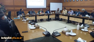 آیین تکریم و معارفه کارشناس حراست مرکز آموزش عالی شهید بهشتی تهران برگزار شد