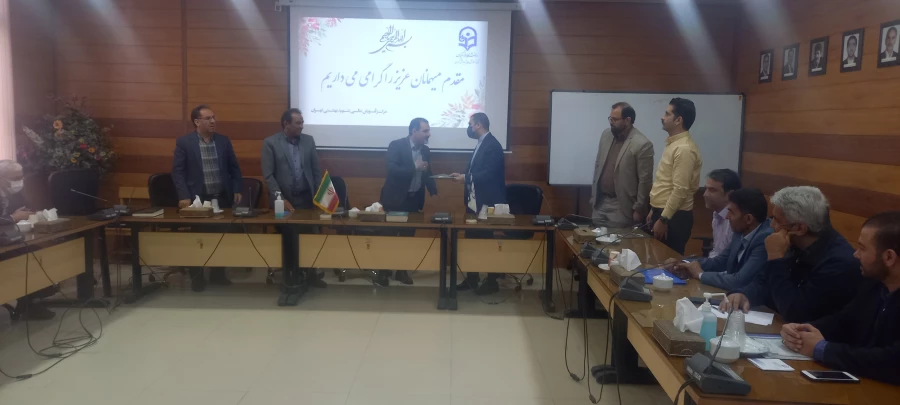 آیین تکریم و معارفه کارشناس حراست مرکز آموزش عالی شهید بهشتی تهران برگزار شد 3