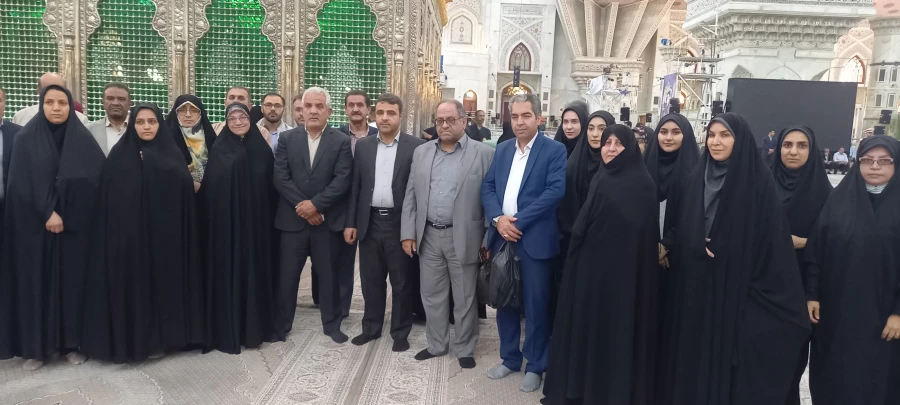 تجدید بیعت اساتید و کارکنان مرکز شهیدبهشتی با آرمان های امام راحل«ره» 4