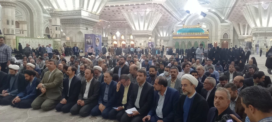 تجدید بیعت اساتید و کارکنان مرکز شهیدبهشتی با آرمان های امام راحل«ره» 7