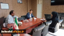 بازدید مدیر کل نظارت و ارزیابی و تضمین کیفیت به همراه مسئول نظارت 2