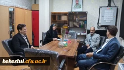 بازدید مدیر کل نظارت و ارزیابی و تضمین کیفیت به همراه مسئول نظارت 3