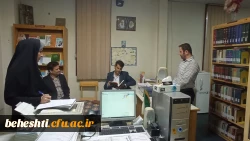 بازدید مدیر کل نظارت و ارزیابی و تضمین کیفیت به همراه مسئول نظارت 4