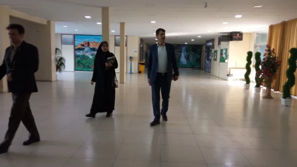 بازدید مدیر کل نظارت و ارزیابی و تضمین کیفیت به همراه مسئول نظارت 5