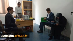 بازدید مدیر کل نظارت و ارزیابی و تضمین کیفیت به همراه مسئول نظارت 6