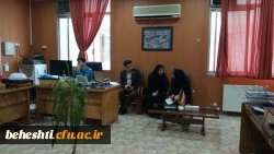 بازدید مدیر کل نظارت و ارزیابی و تضمین کیفیت به همراه مسئول نظارت 8