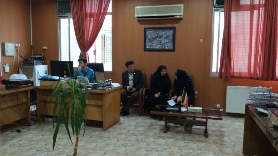 بازدید مدیر کل نظارت و ارزیابی و تضمین کیفیت به همراه مسئول نظارت 8