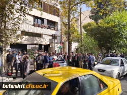 تجمع تعدادی از اساتید دانشگاه های تهران با سخنرانی و اعلام محکومیت جنایات رژیم غاصب صهیونیستی 4