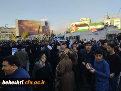 راهپیمایی ۲۷آبان مردم تهران در میدان انقلاب حمایت از مردم مظلوم و بی گناه فلسطین (غزه)  4