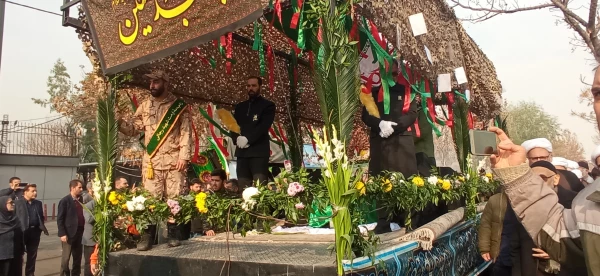 وداع با شهید گمنام و حضور همکاران و دانشجویان مرکز شهید بهشتی  2