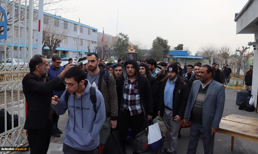  بدرقه کاروان راهیان نور به جنوب کشور 3