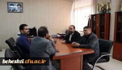 بازدید تیم حراست از حفاظت فیزیکی و دوربین های مرکز شهید بهشتی 2