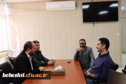 بازدید تیم حراست از حفاظت فیزیکی و دوربین های مرکز شهید بهشتی 3