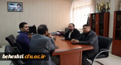 بازدید تیم حراست از حفاظت فیزیکی و دوربین های مرکز شهید بهشتی 2